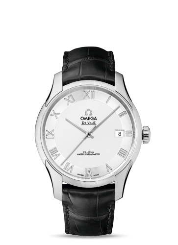 Omega De Ville Hour Vision Master Chronometer Stainless Steel / Silver